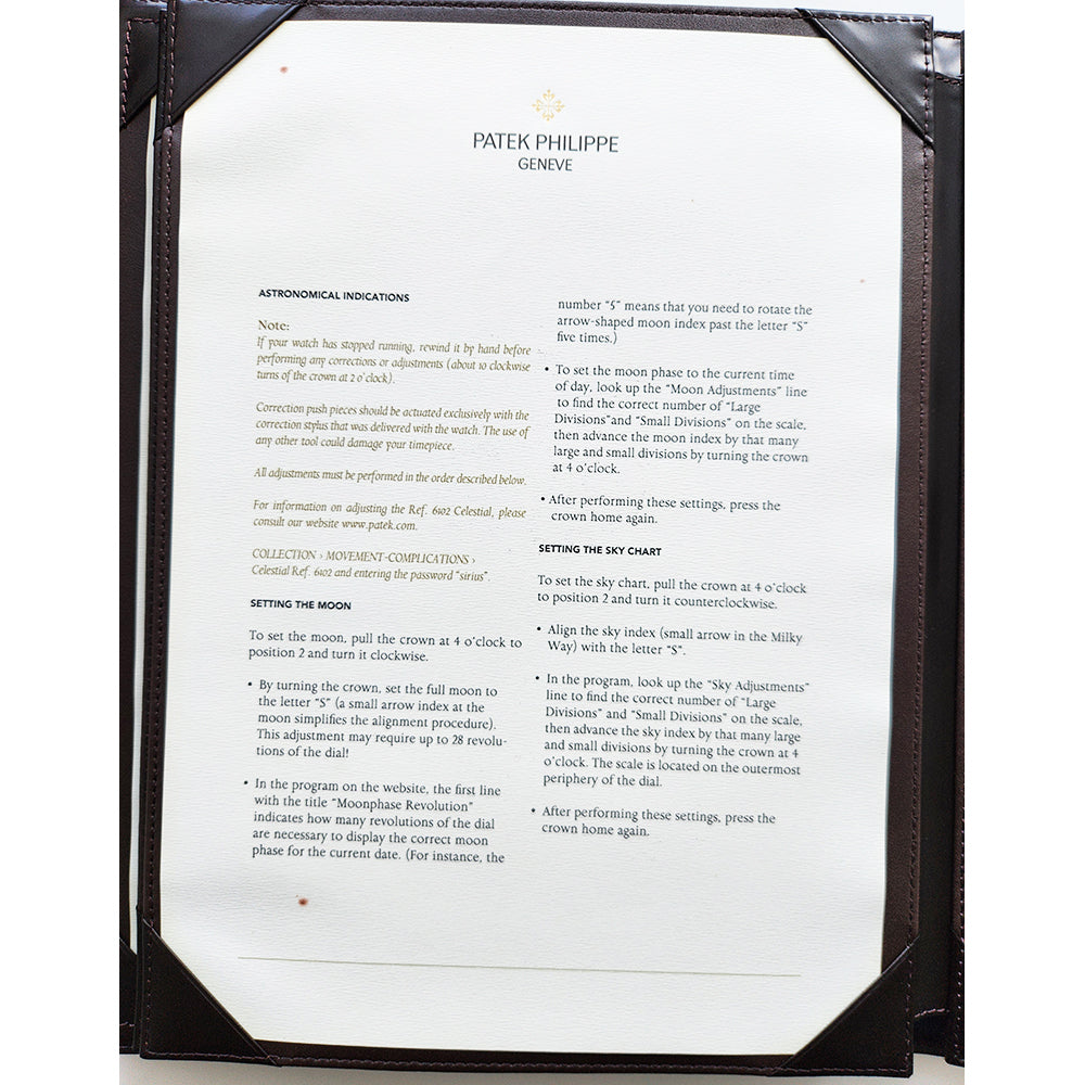 Patek Philippe Grand Complications 6102P-001