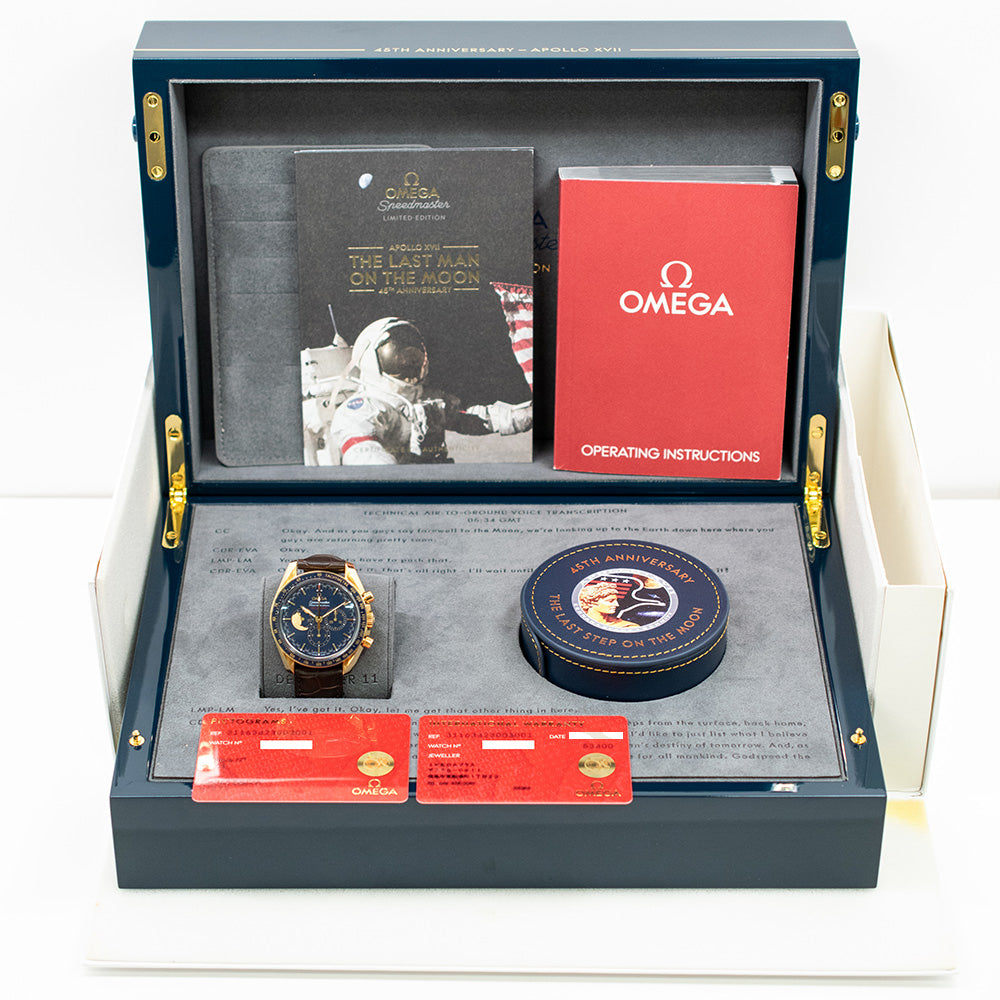Omega Speedmaster Apollo XVII 45th Anniversary Series 311.63.42.30.03.001